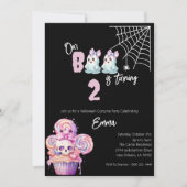 Unser Boo macht 2 Halloween-Einladung Einladung (Vorderseite)