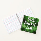 Unser Bucket List Coupare Adventure Keepake Notizblock (Innenseite)