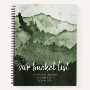 Unser "Bucket List Coups Adventure Keepake Journal Notizblock