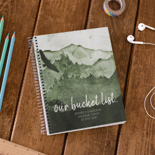 Unser "Bucket List Coups Adventure Keepake Journal Notizblock
