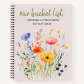 Unser "Bucket List Coups Adventure Keepake Journal Notizblock (Vorderseite)
