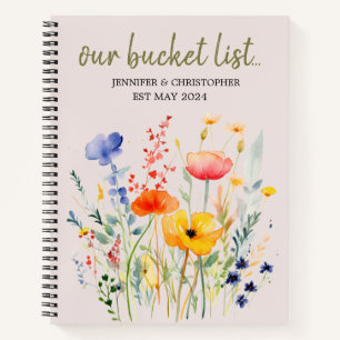 Unser "Bucket List Coups Adventure Keepake Journal Notizblock