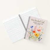 Unser "Bucket List Coups Adventure Keepake Journal Notizblock (Innenseite)