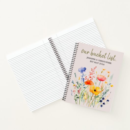 Unser "Bucket List Coups Adventure Keepake Journal Notizblock (Innenseite)