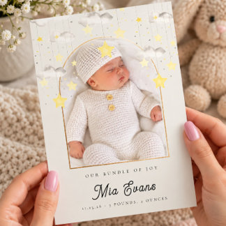 Unser Bündel der Freude Neugeborenen-Baby-Geburtsa