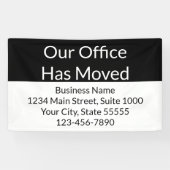 Unser Büro hat das Geschäft schwarz und weiß gemac Banner (Horizontal)