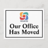 Unser Büro hat das Logo für kundenspezifische Gesc Postkarte (Vorderseite)