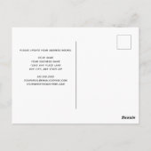 Unser Büro hat das Logo für kundenspezifische Unte Postkarte (Rückseite)