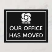 Unser Büro hat das Logo für kundenspezifische Unte Postkarte (Vorderseite)