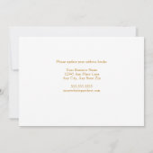 Unser Büro hat das schicke Gold-Geschäft verlagert Ankündigung (Rückseite)