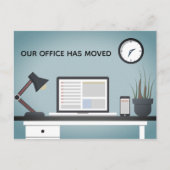 Unser Büro hat den Geschäftswechsel des Adressbüro Ankündigungspostkarte (Vorderseite)
