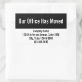 Unser Büro hat die Meldung "Vorlagenverschiebung"  Rechteckiger Aufkleber (Tasche)