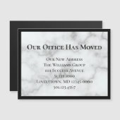 Unser Büro hat Imitate Marmorverkündung verschoben Magnetkarte (Vorne/Hinten)