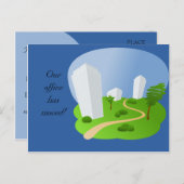 Unser Büro hat Karten verschoben (Vorne/Hinten)