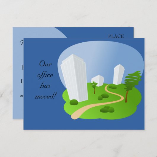 Unser Büro hat Karten verschoben (Vorne/Hinten)