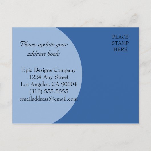 Unser Büro hat Karten verschoben (Rückseite)