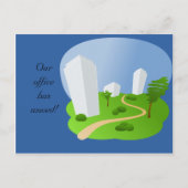 Unser Büro hat Karten verschoben (Vorderseite)