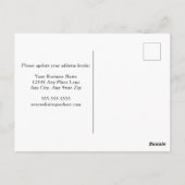 Unser Büro hat sich auf einfache Weise modernisier Postkarte (Rückseite)