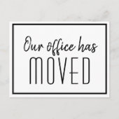 Unser Büro hat sich auf einfache Weise modernisier Postkarte (Vorderseite)