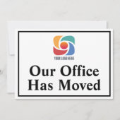 Unser Büro hat sich ein eigenständiges Firmenlogo  Ankündigung (Vorderseite)