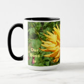 Unser Chef ist fantastisches Tasse (Links)