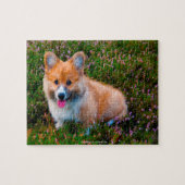 Unser Corgi unser Haustier Puzzle (Horizontal)