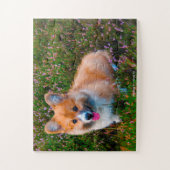 Unser Corgi unser Haustier Puzzle (Vertikal)