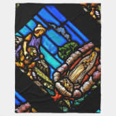 Unser Dameguadalupe Nuestra Senora Buntglas Fleecedecke (Vorderseite)