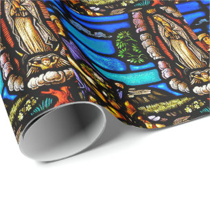 Unser Dameguadalupe Nuestra Senora Buntglas Geschenkpapier