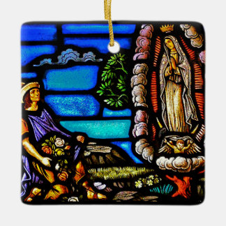 Unser Dameguadalupe Nuestra Senora Buntglas Keramikornament