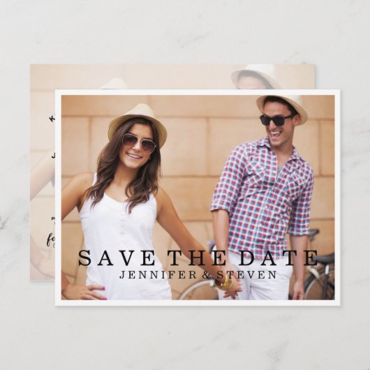 UNSER DATUM gerettet | Ankündigung Datum freihalte (Vorne/Hinten)