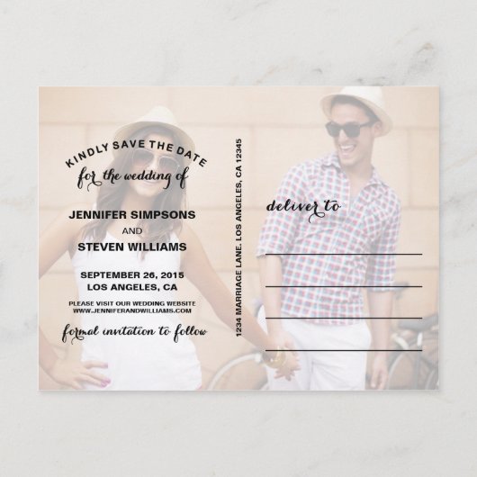 UNSER DATUM gerettet | Ankündigung Datum freihalte (Rückseite)