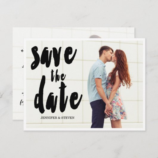 UNSER DATUM gerettet | ANKÜNDIGUNG DATUM FREIHALTE (Vorne/Hinten)