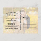 UNSER DATUM gerettet | Ankündigung Datum freihalte (Rückseite)