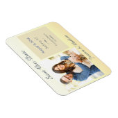 Unser Datum, unser Foto und unsere Infos gerettet Magnet (Rechte Seite)