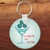 Unser Drink-Club hat ein Bunco-Problem Schlüsselanhänger (Vorderseite)