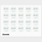 UNSER ELEGANTES SKRIPT GRAD | DANK IHNEN STICKER (Blatt)