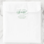UNSER ELEGANTES SKRIPT GRAD | DANK IHNEN STICKER (Tasche)