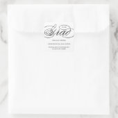 UNSER ELEGANTES SKRIPT GRAD | DANK IHNEN STICKER (Tasche)