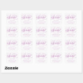 UNSER ELEGANTES SKRIPT GRAD | DANK IHNEN STICKER (Blatt)