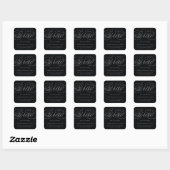UNSER ELEGANTES SKRIPT GRAD | DANK IHNEN STICKER (Blatt)