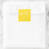 UNSER ELEGANTES SKRIPT GRAD | DANK IHNEN STICKER (Tasche)