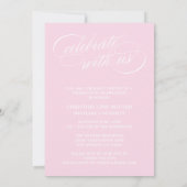 UNSER ELEGANTES SKRIPT GRAD | EINLADUNG VON ABSCHL (Rückseite)