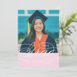 UNSER ELEGANTES SKRIPT GRAD | EINLADUNG VON ABSCHL