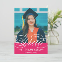 UNSER ELEGANTES SKRIPT GRAD | EINLADUNG VON ABSCHL