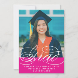 UNSER ELEGANTES SKRIPT GRAD | EINLADUNG VON ABSCHL