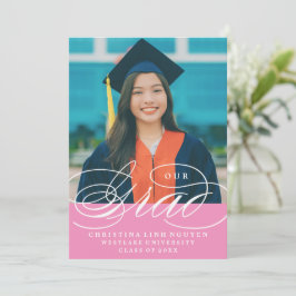 UNSER ELEGANTES SKRIPT GRAD | EINLADUNG VON ABSCHL