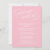 UNSER ELEGANTES SKRIPT GRAD | EINLADUNG VON ABSCHL (Rückseite)