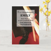 Unser Enkeltochter-Abschluss Karte (Gelbe Blume)
