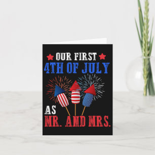 Unser erster 4. Juli als Herr Patriot Couple Hus Karte